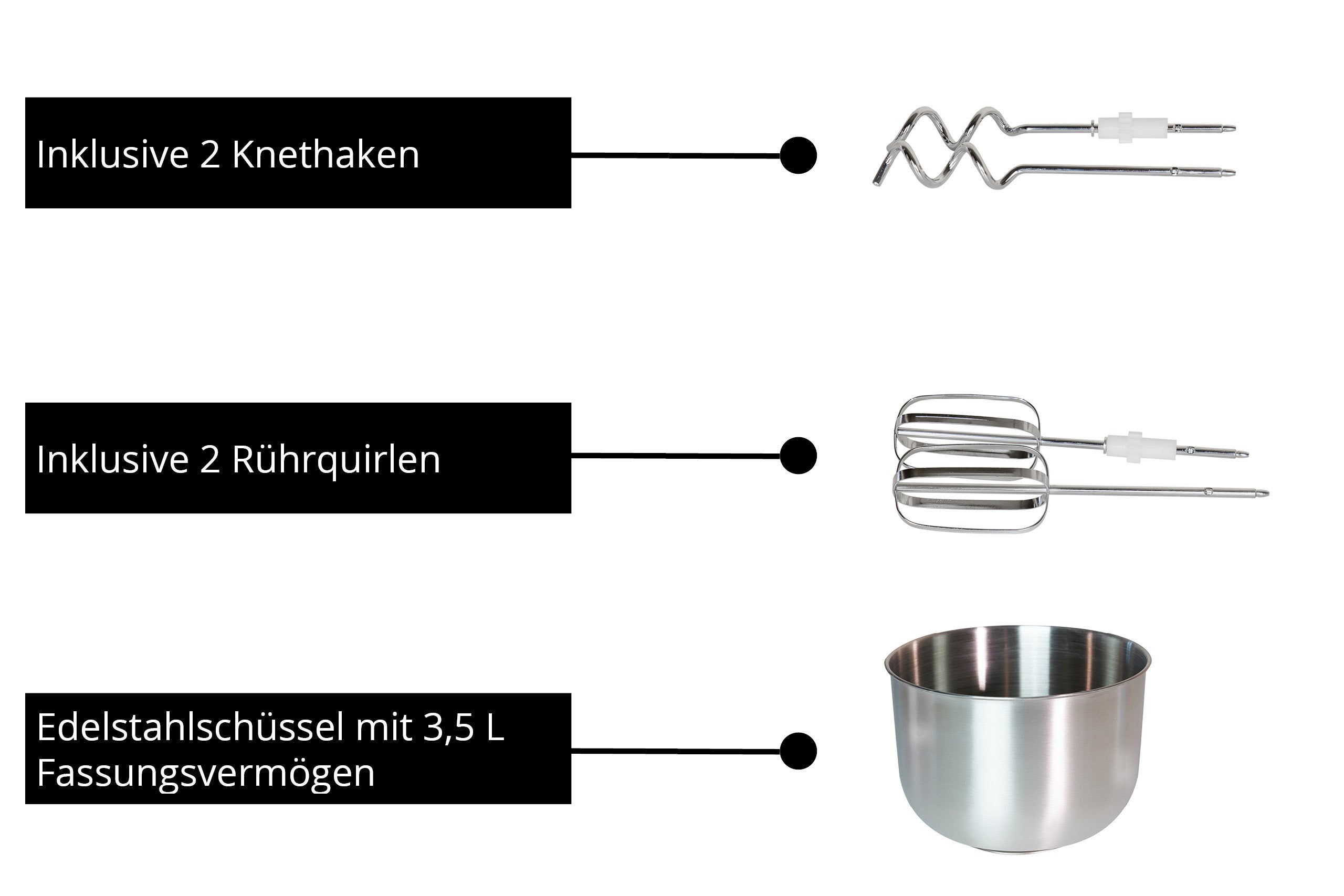 EAN 0402268978723 - Unold 78720 batidora Batidora de mano 500 W Blanco imagen 3