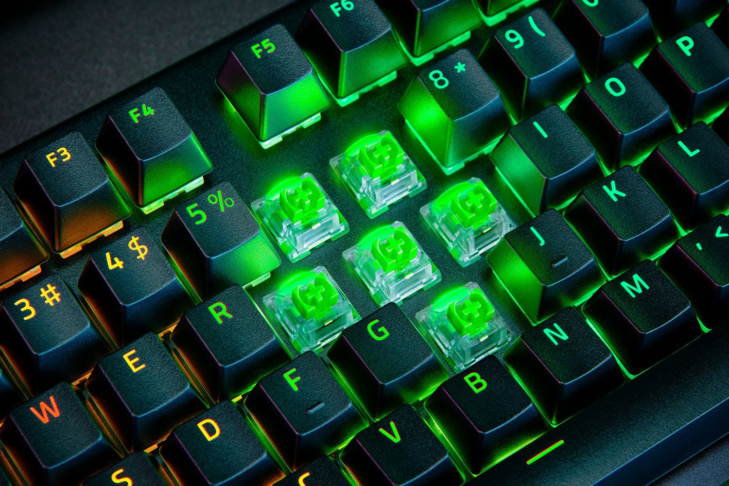 EAN 8887910072011 - Razer BlackWidow V4 Pro teclado Juego USB QWERTY Internacional de EE.UU. Negro imagen 11