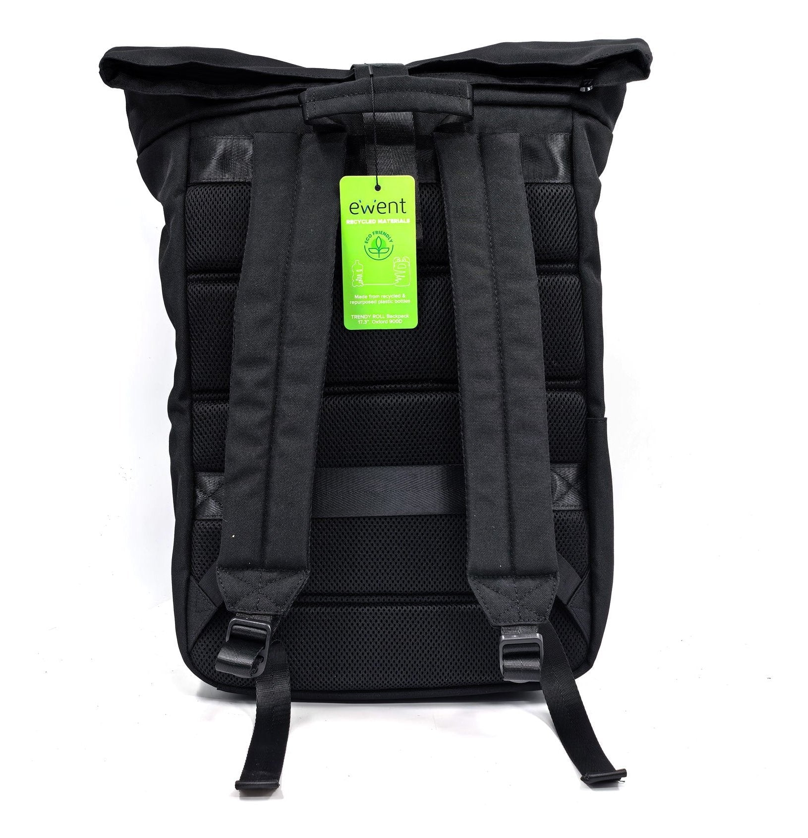 Mochila Unisex Ewent 17.3 " Trendy Roll Para Portátil Negra