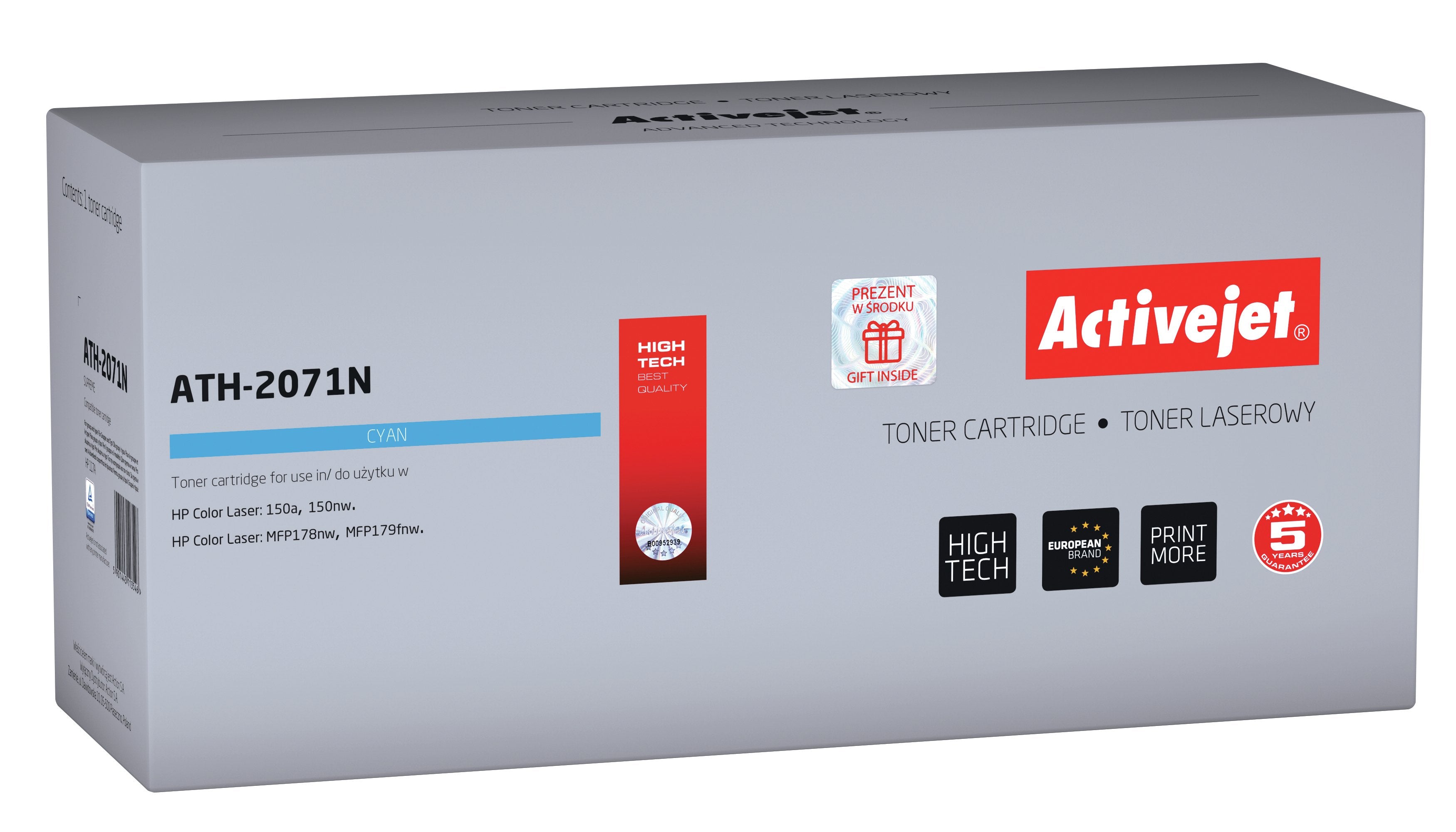 EAN 5901443113546 - Activejet ATH-2071N cartucho de tóner 1 pieza(s) Compatible Cian imagen 1