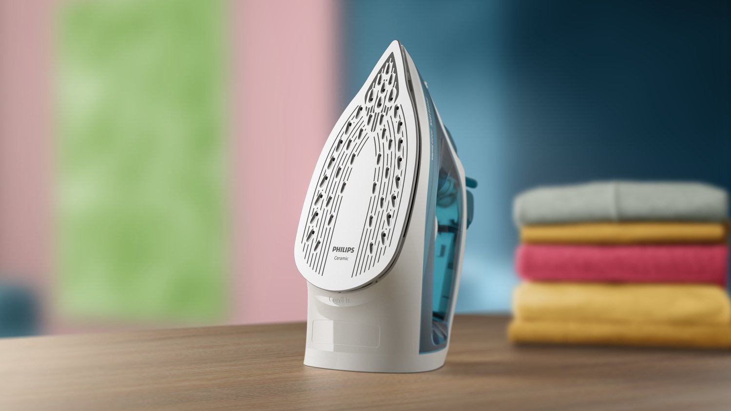 Plancha De Vapor Philips Dst2020 90 Serie 2000, Azul Blanco