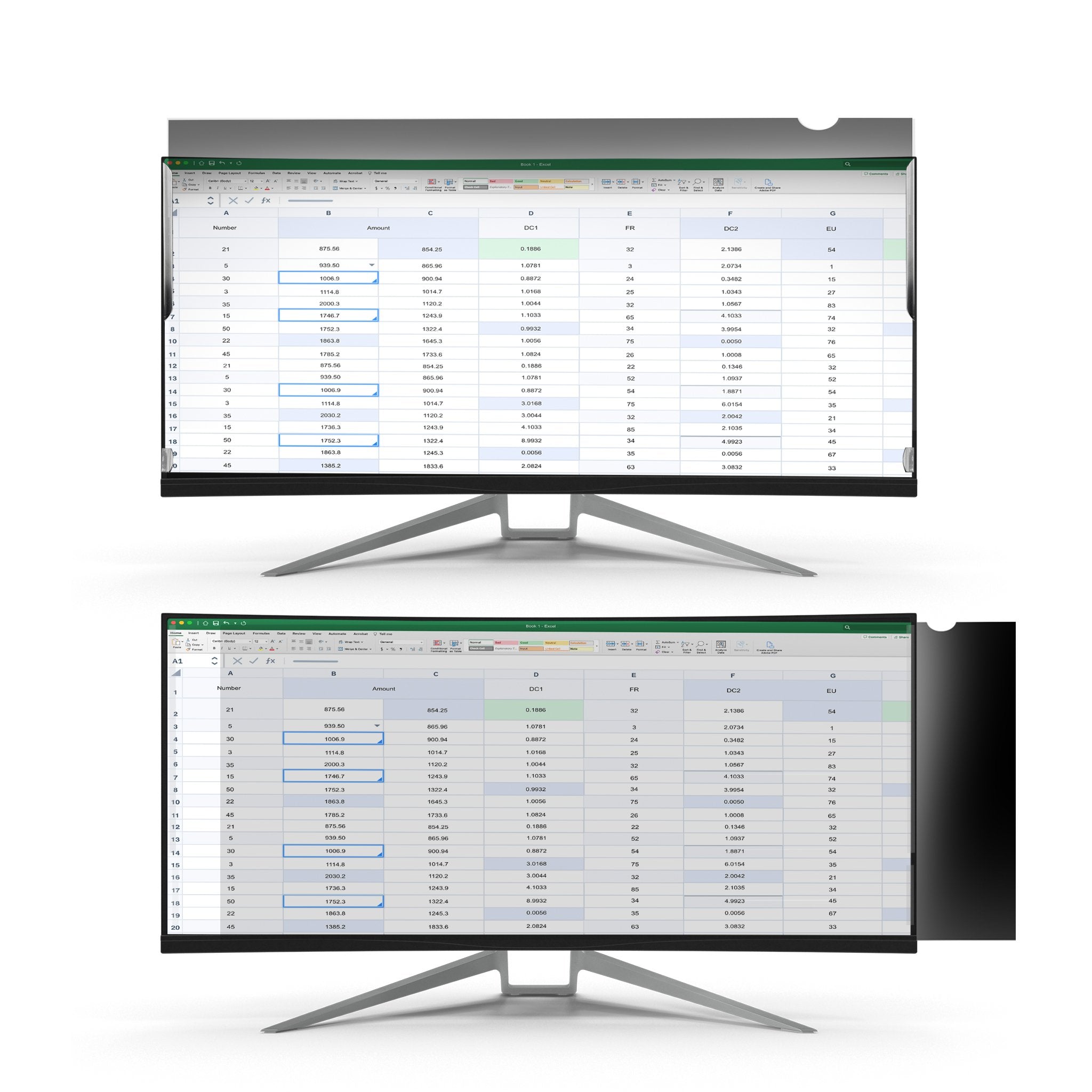 EAN 0065030892582 - StarTech.com PRIVSCNMON34W filtro para monitor 86,4 cm (34") Filtro de privacidad para pantallas sin marc imagen 4