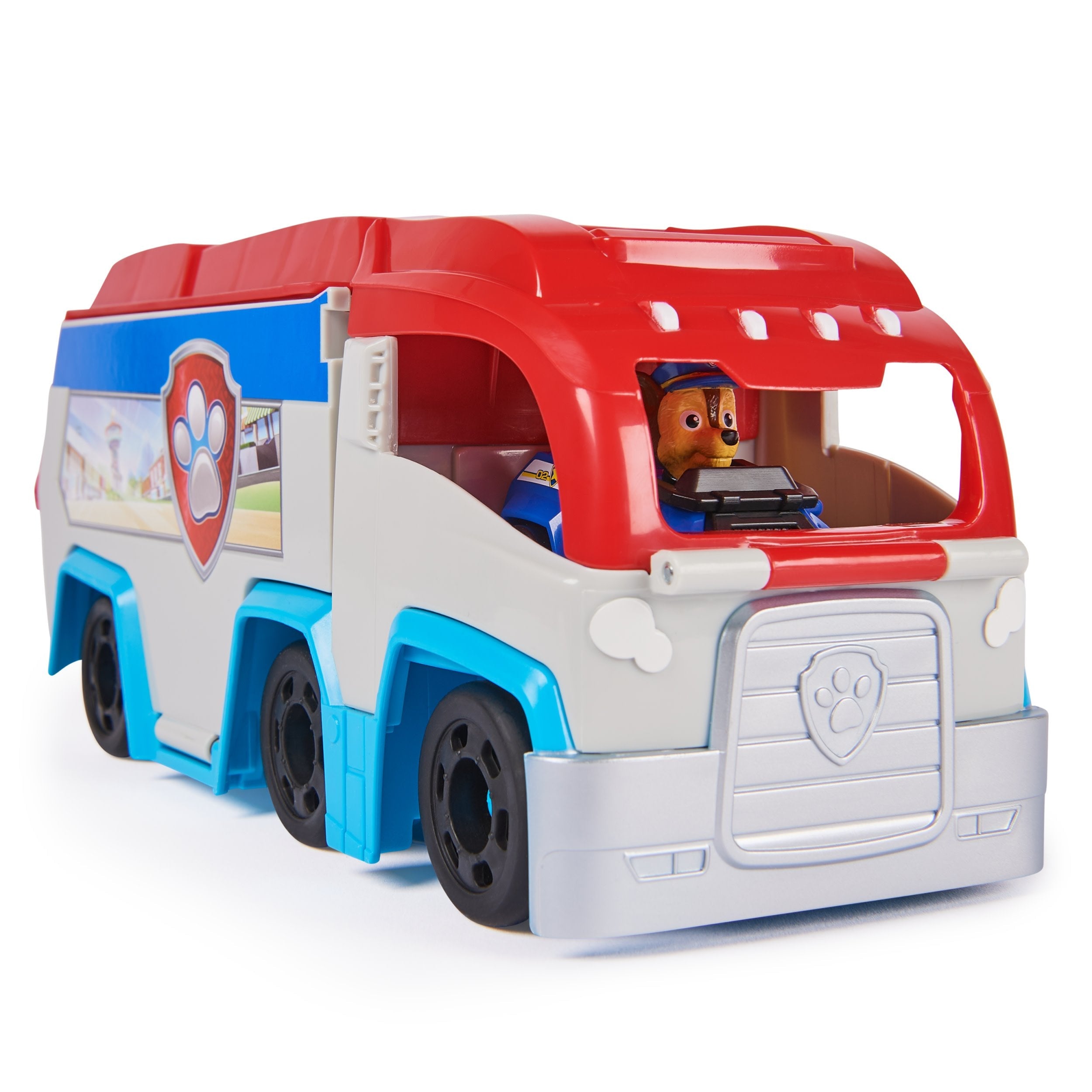 Spin Master Paw Patrol - Patrullero Del Escuadrón De Cachorros Con Coche De Juguete Chase 6071544