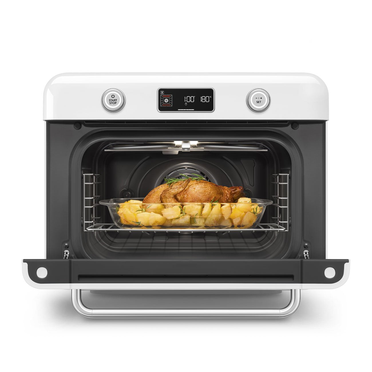 EAN 8017709333843 - Smeg COF01WHEU horno de vapor Pequeño Blanco Botones, Giratorio imagen 9