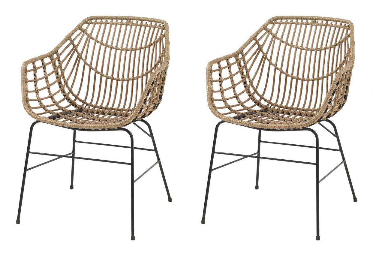 Silla Jysk Ilderhuse Natural (2 Piezas)