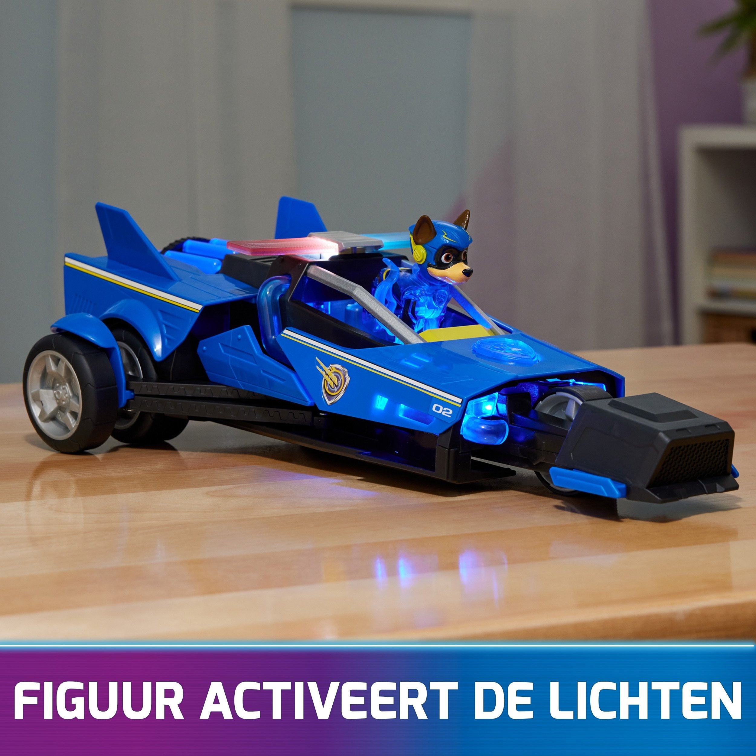 Vehiculo Deluxe Chase Mighty Movie Patrulla Canina Paw Patrol