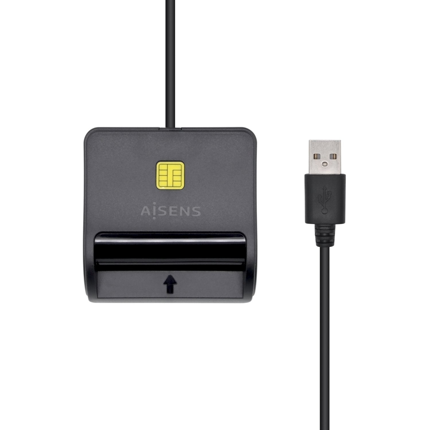 Aisens Lector De Tarjetas Externo Dni Sim, Sd, Micro Sd, Mmc, Rs-Mmc, Mmc Micro, Negro