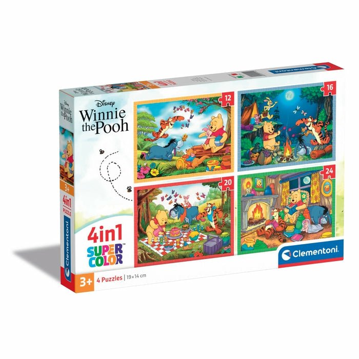 Puzzle Clementoni Supercolor 4 In 1 - Disney Winnie The Pooh 21514