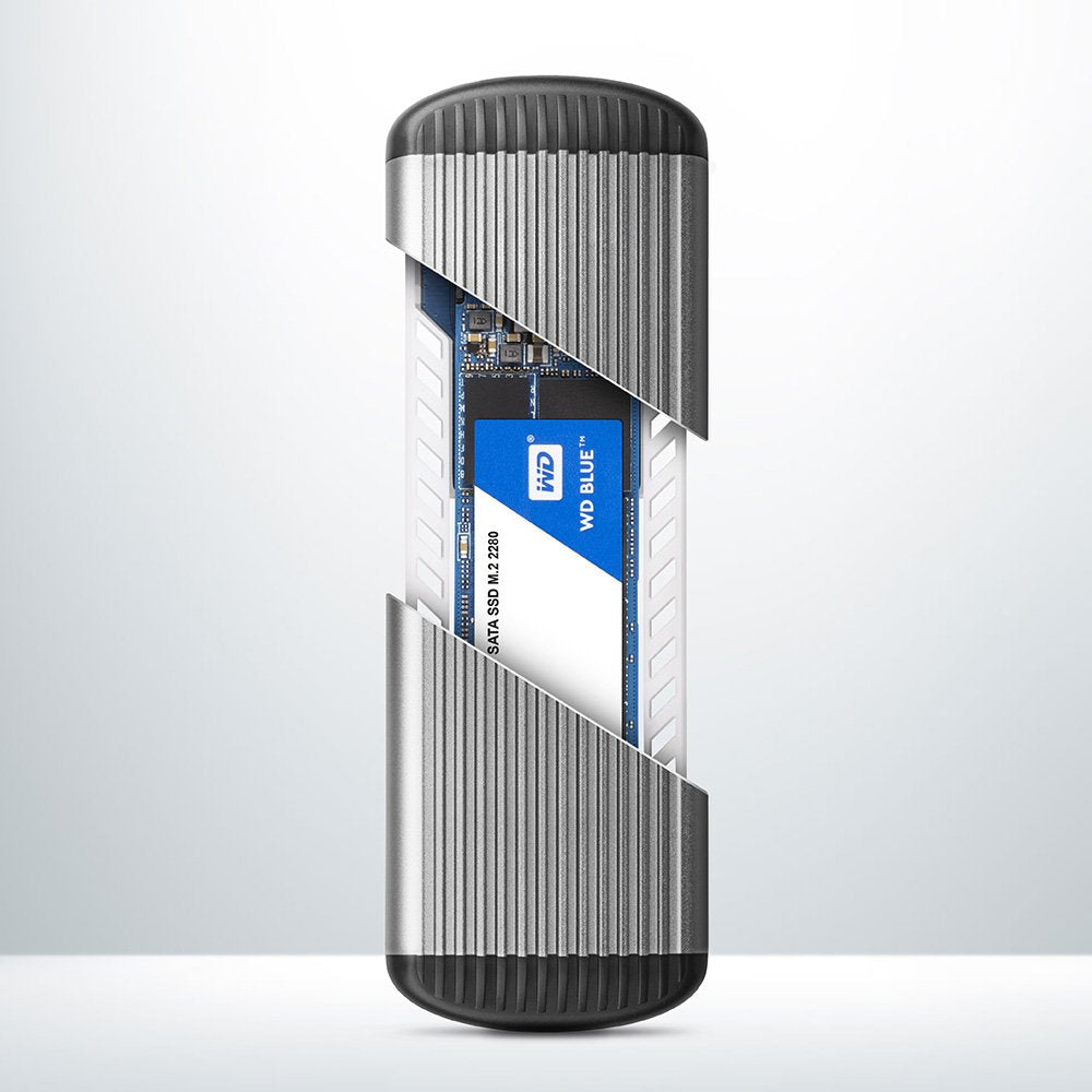 Axagon Eem2-Sa Caja Para Disco Duro Externo Caja Externa Para Unidad De Estado Sólido (Ssd) Gris M.2