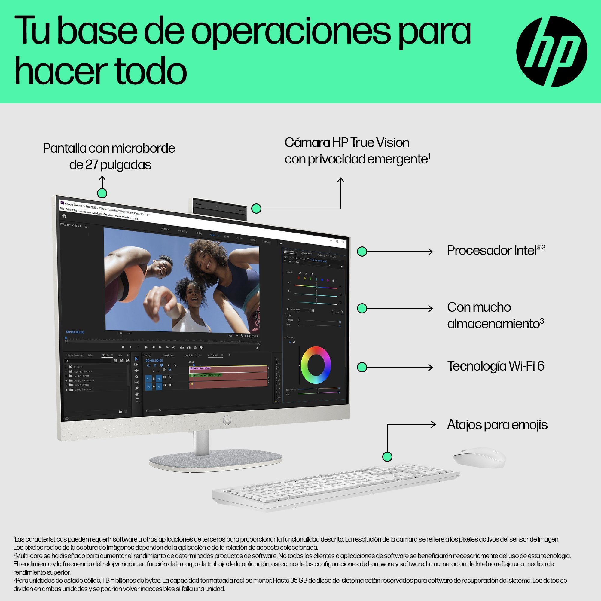 EAN 0199764455710 - HP 27-cr0111ns PC Intel® Core™ i5 i5-1335U 68,6 cm (27") 1920 x 1080 Pixeles PC todo en uno 16 GB DDR4-SD imagen 5
