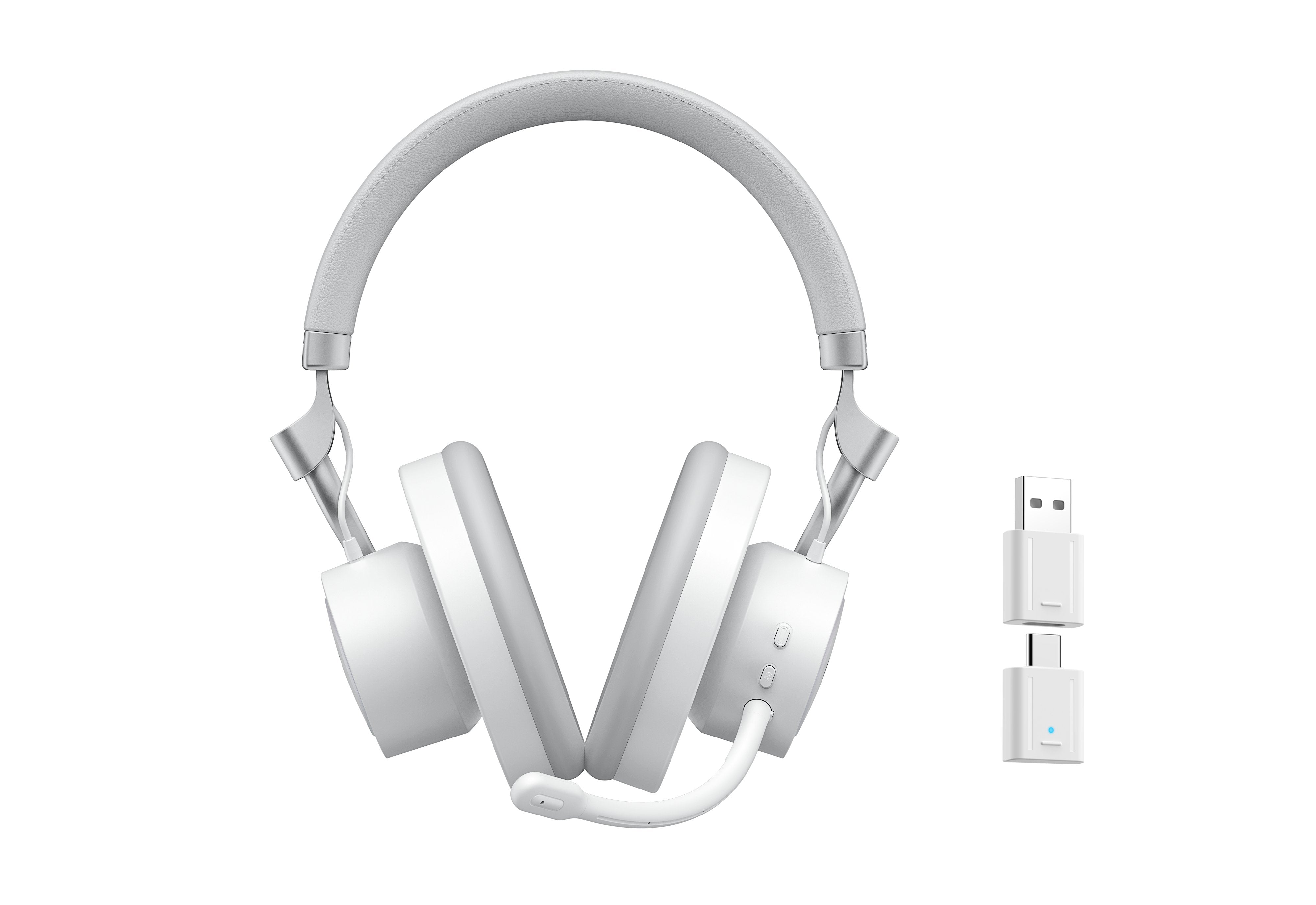 Auriculares Havit Fuxi-H8 Con Cable/Inalámbricos Para Juegos (Blancos)
