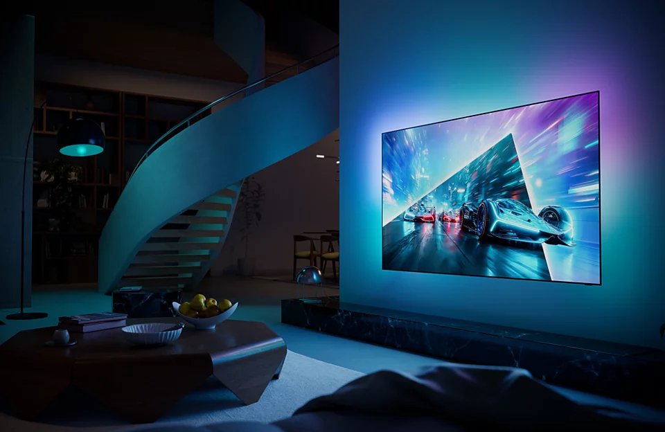 Philips 65oled761/12 164 Cm 65 Pulgadas), Negro, Ultrahd/4k, Ambilight 3-Seitig, 120hz Panel) 65oled761/12