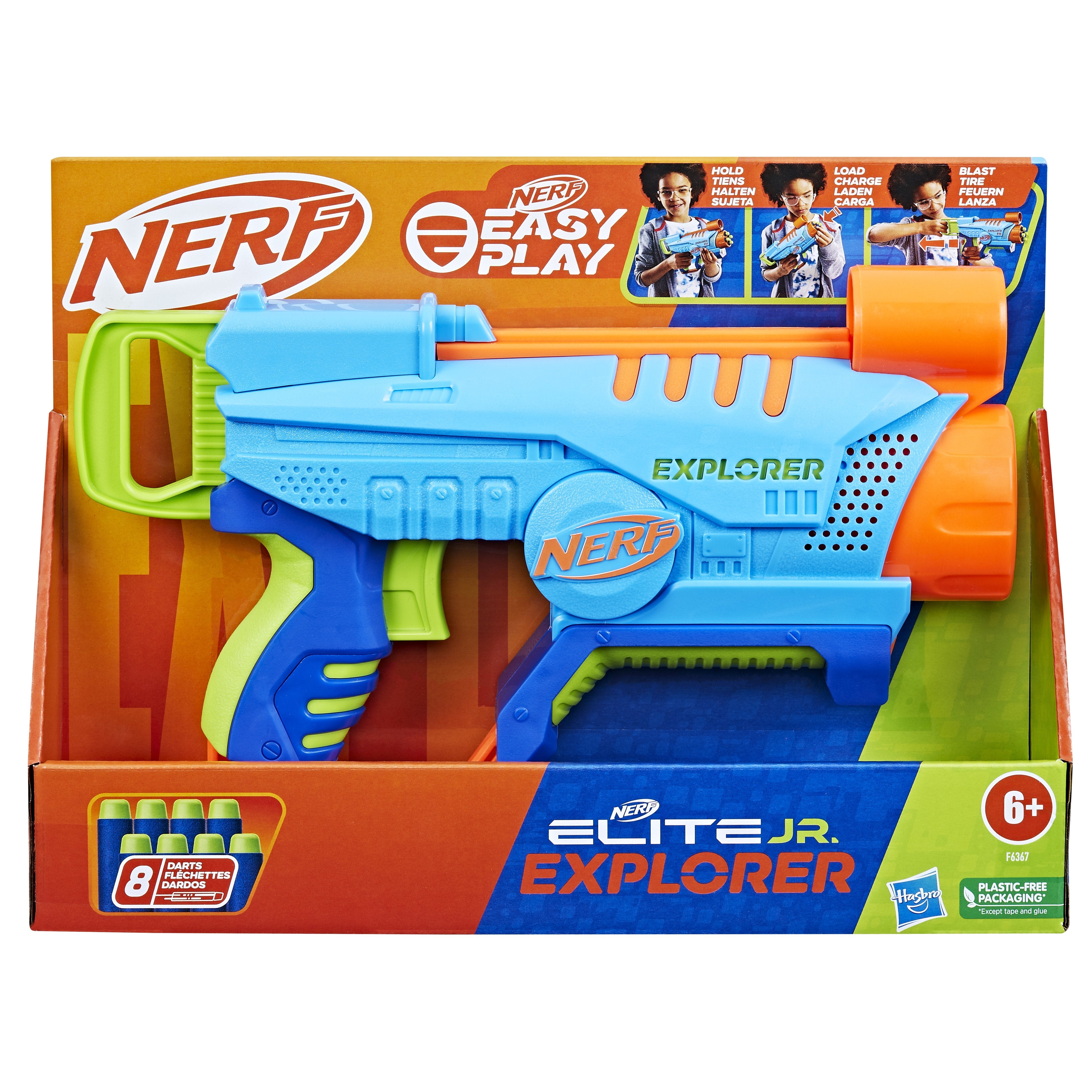 Pistola Hasbro Nerf Elite Junior Explorer, F6367eu4