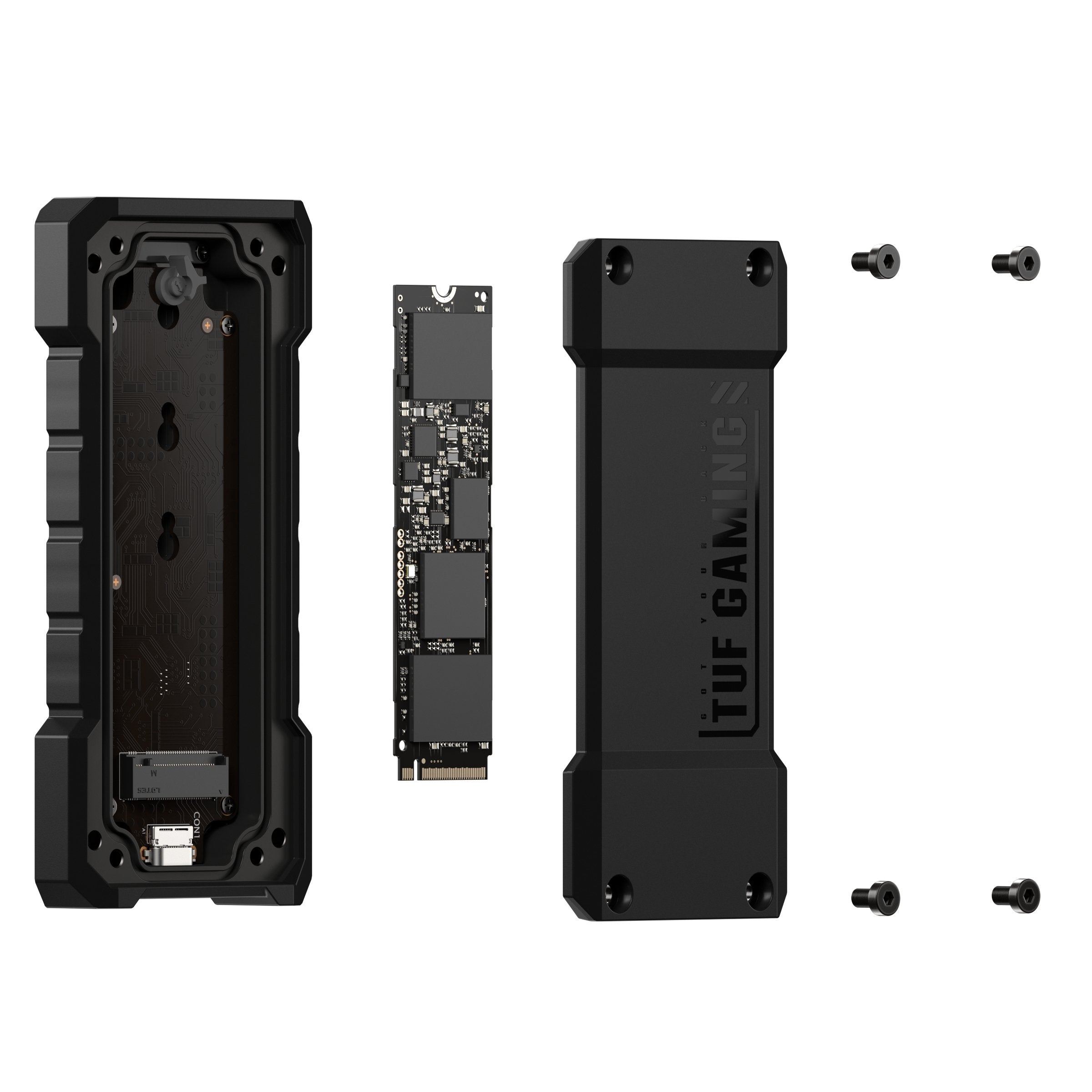 Asus Tuf Gaming A2 Caja Externa Para Unidad De Estado Sólido (Ssd) Negro M.2