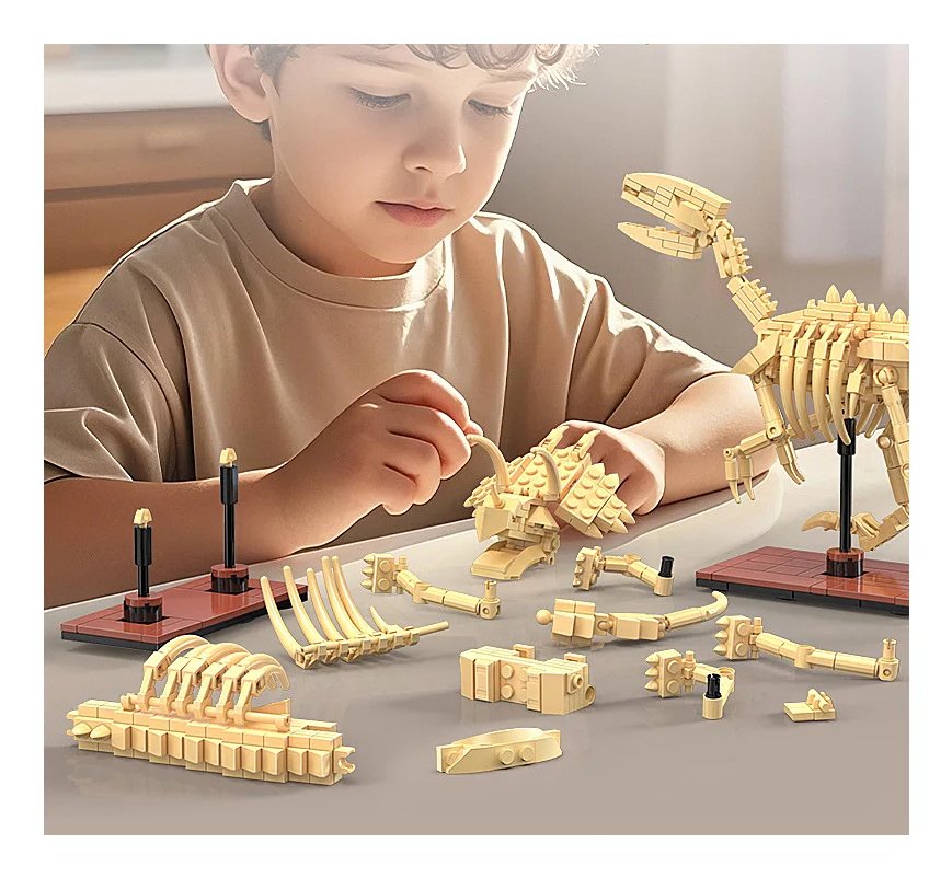 Jamara Cada Dinosaurier Fossil Velociraptor Bricks 8+