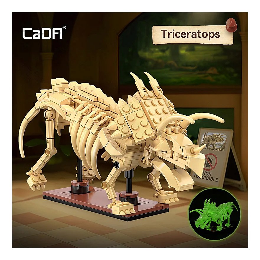 Jamara Cada Dinosaurier Fossil Triceratops Bricks 8+