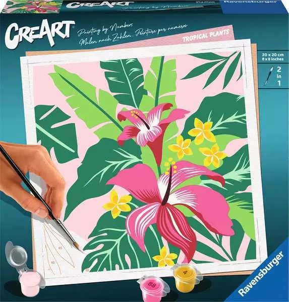 Ravensburger Creart - Plantas Tropicales, Pintura 23728