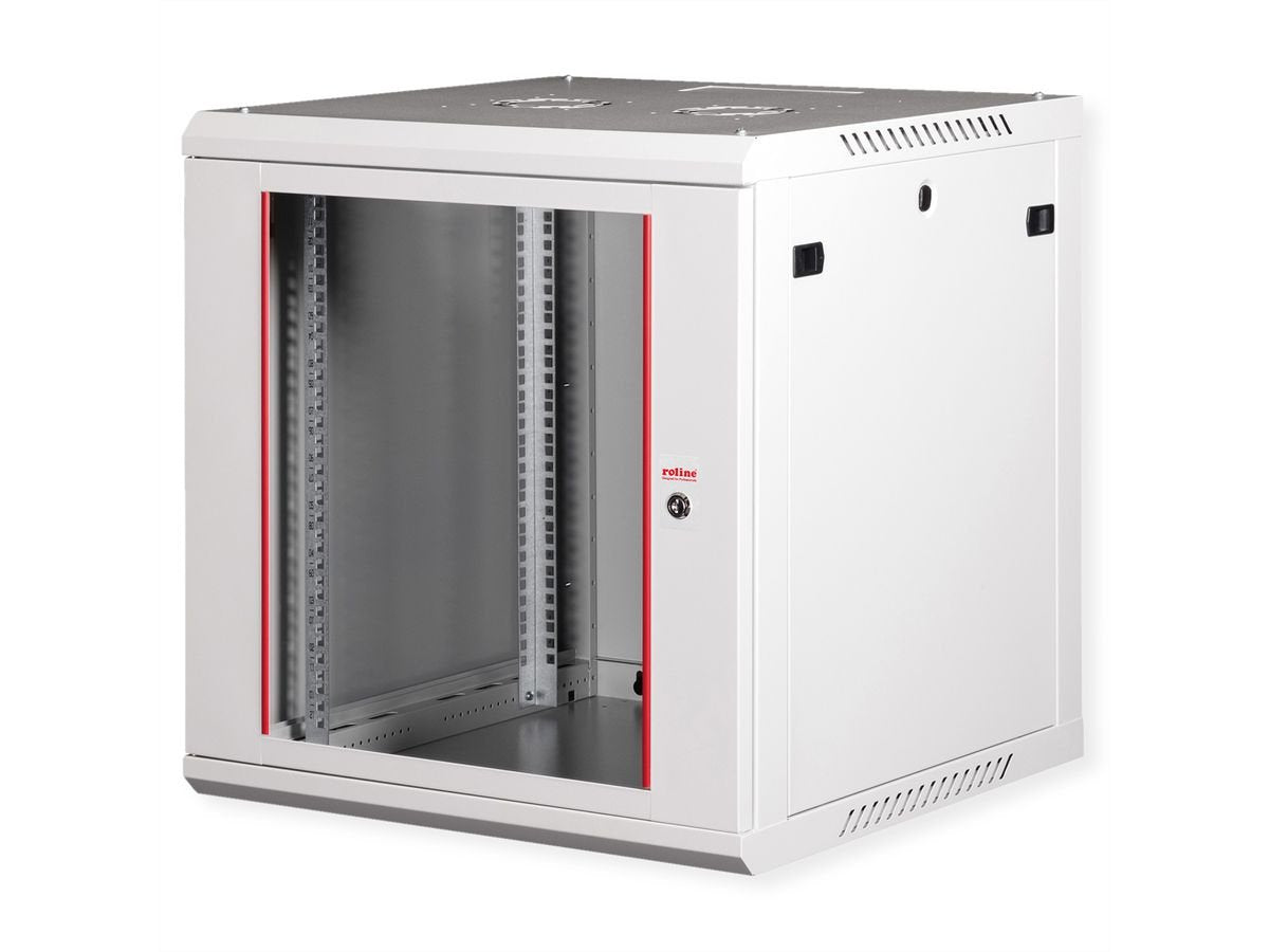 Roline 19-Zoll Wandgehuse Basic Plus 12he, 600x600 Bxt Grau