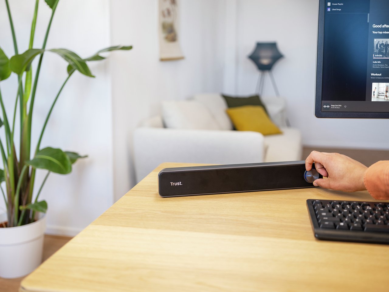 Barra De Sonido Para Pc Trust Arys 12w 2.0