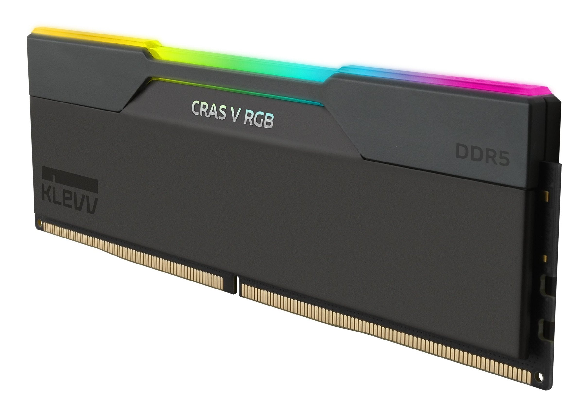 Klevv Memoria Ram Cras V Rgb Obsidian Negro - 32 Gb (2 X 16 Gb Kit) - Ddr5 6400 Udimm Cl30