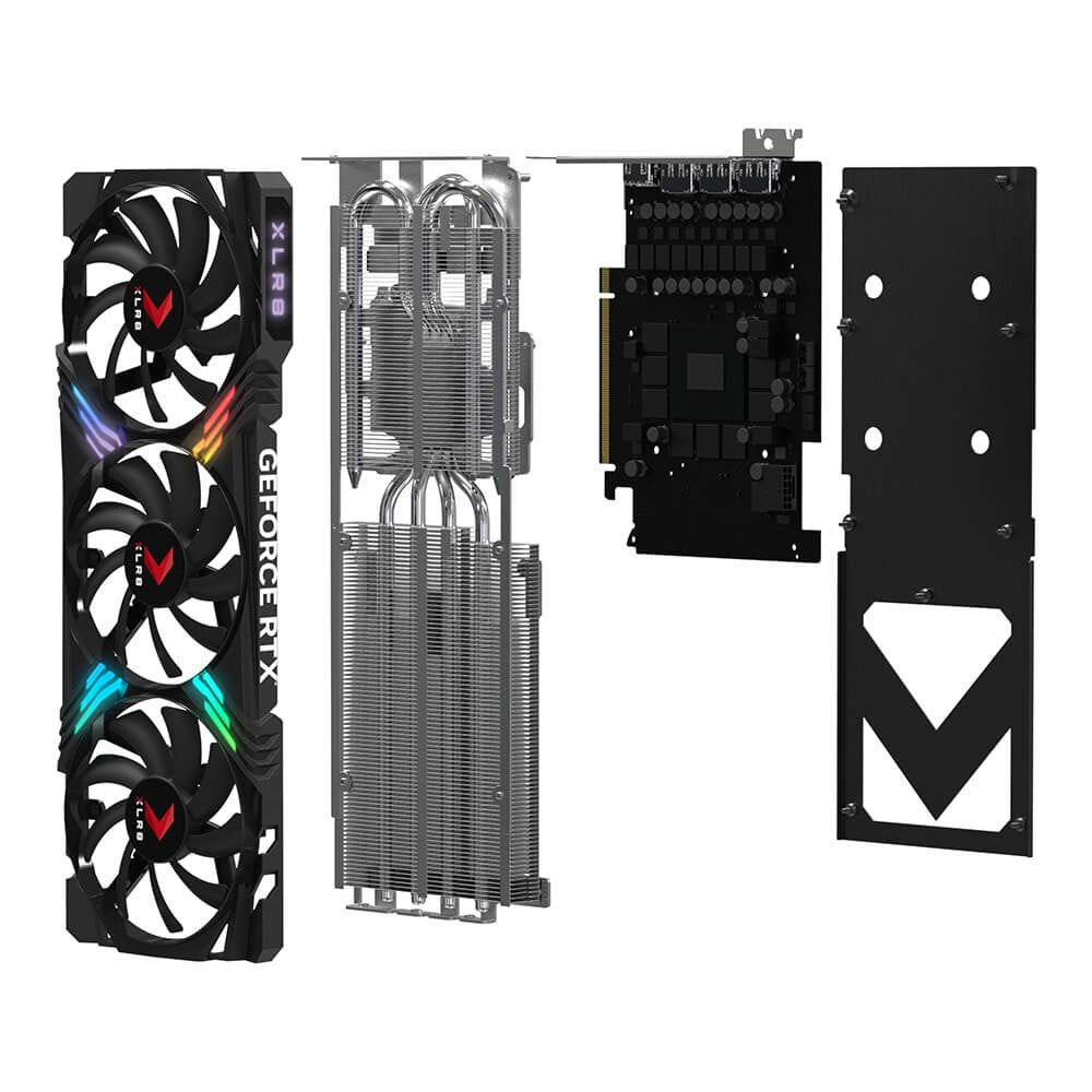 Tarjeta Vga Pny Geforce Rtx 4070 Super 12gb Gddr6x Xlr8 Gaming Verto Epic-X Rgb Vcg4070s12tfxxpb1-O 3xdp 1.4a Hdmi 2.1 Overclockeado 3 Fan Dlss 3