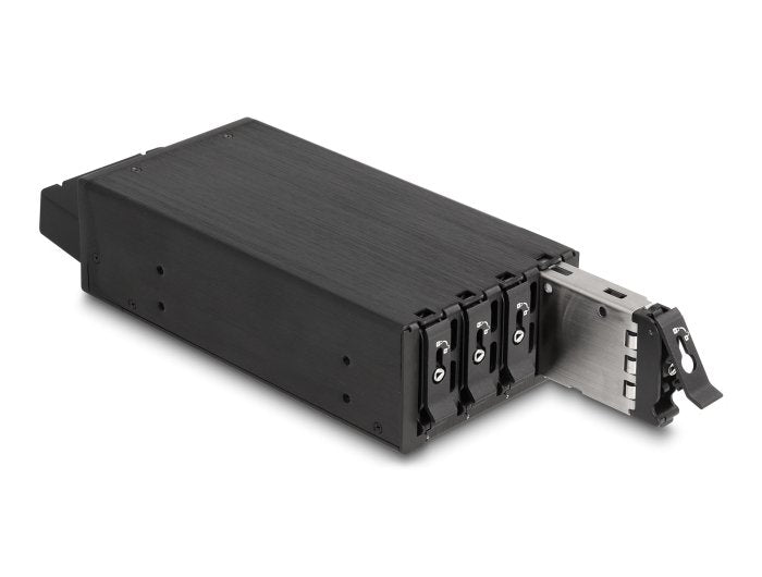 Delock 47126 Estante Móvil De Bahía Delgada Para 4 X Ssd M.2 Nvme Con Conector Slim Sas Sff-8654 Delgado