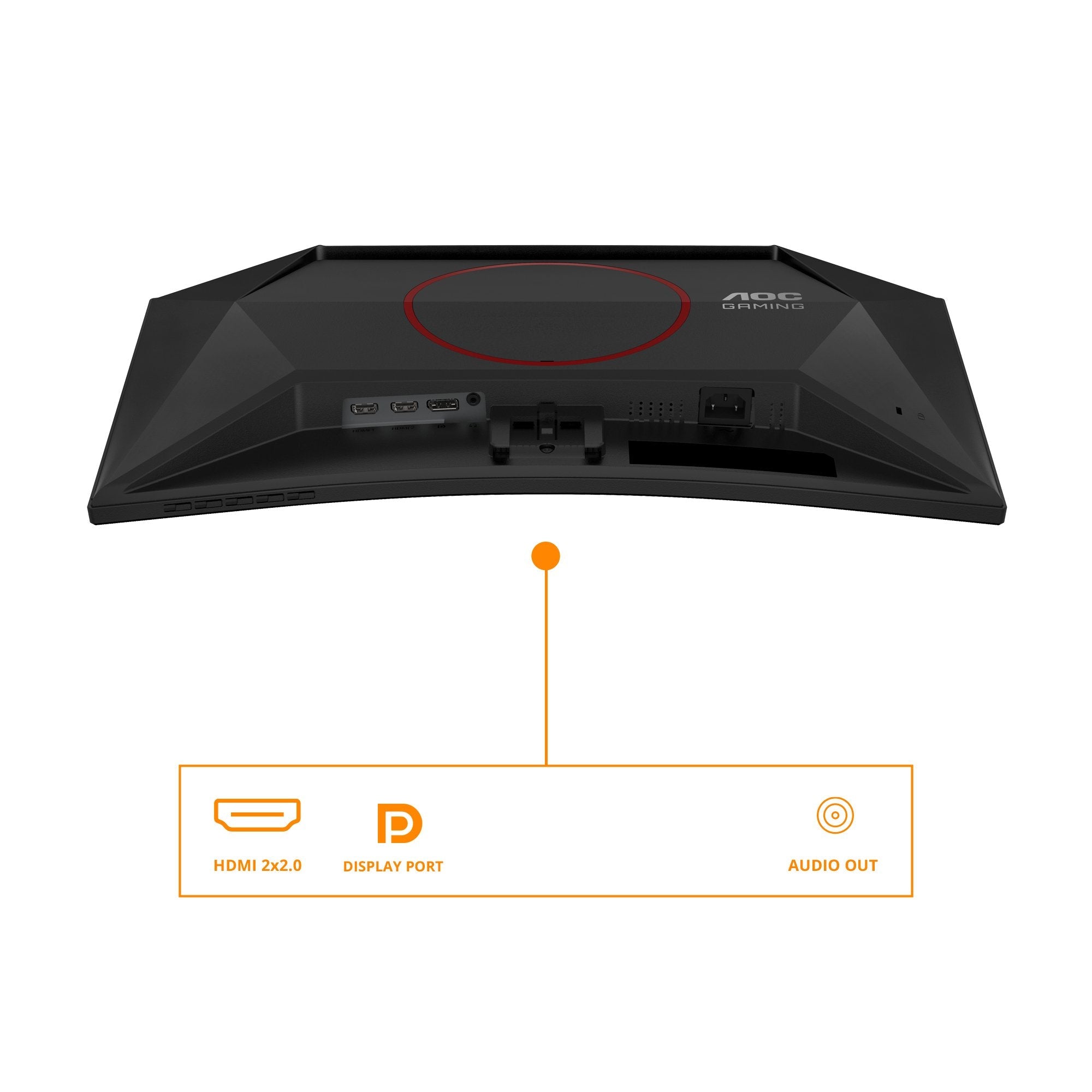 Monitor Aoc G4 C24g42e (23.6") 1920 X 1080 Pixeles Full Hd Led Negro, Rojo