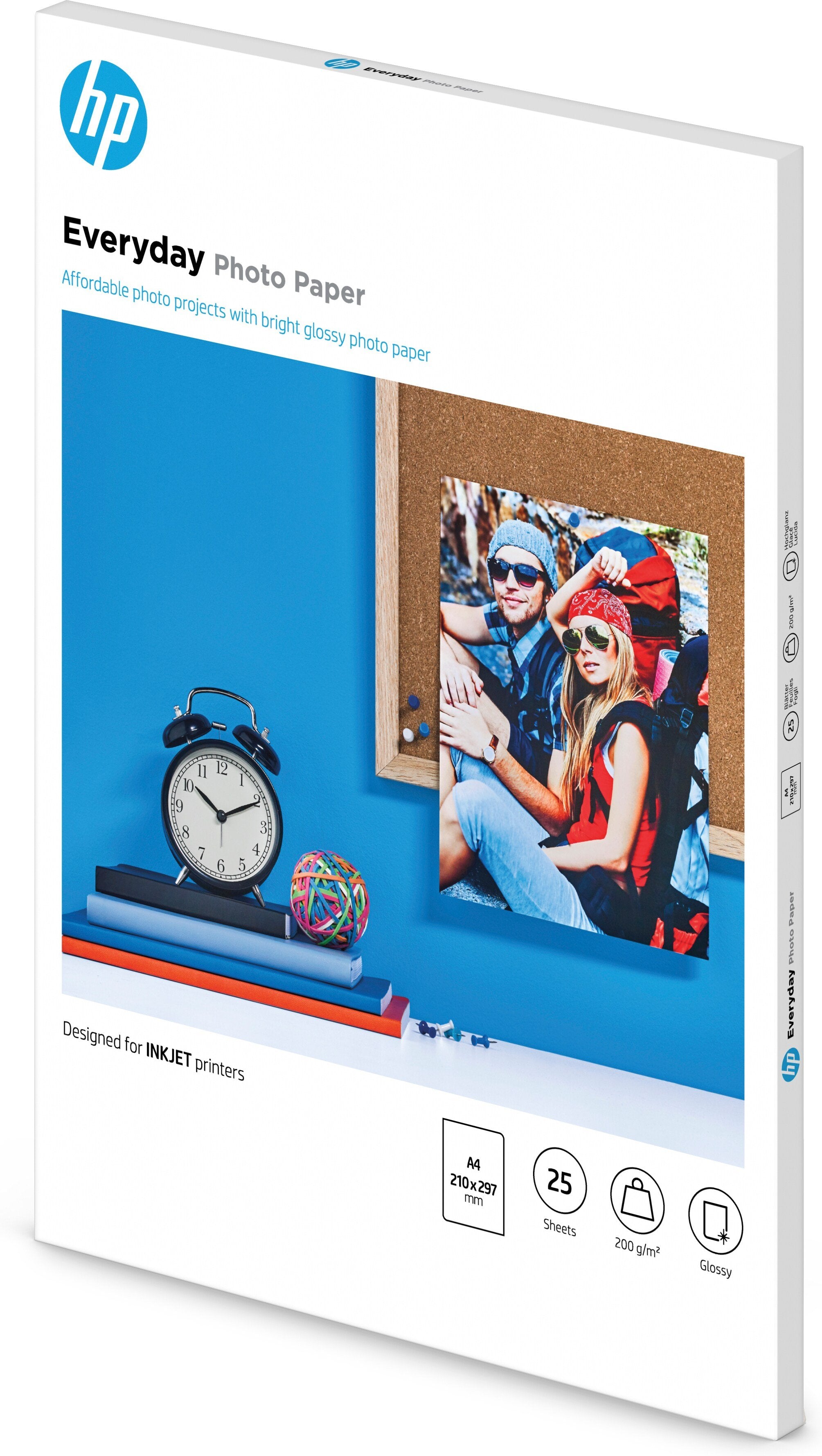 Papel Hp Fotográfico Hp Everyday Din A4 200g 25 Hojas
