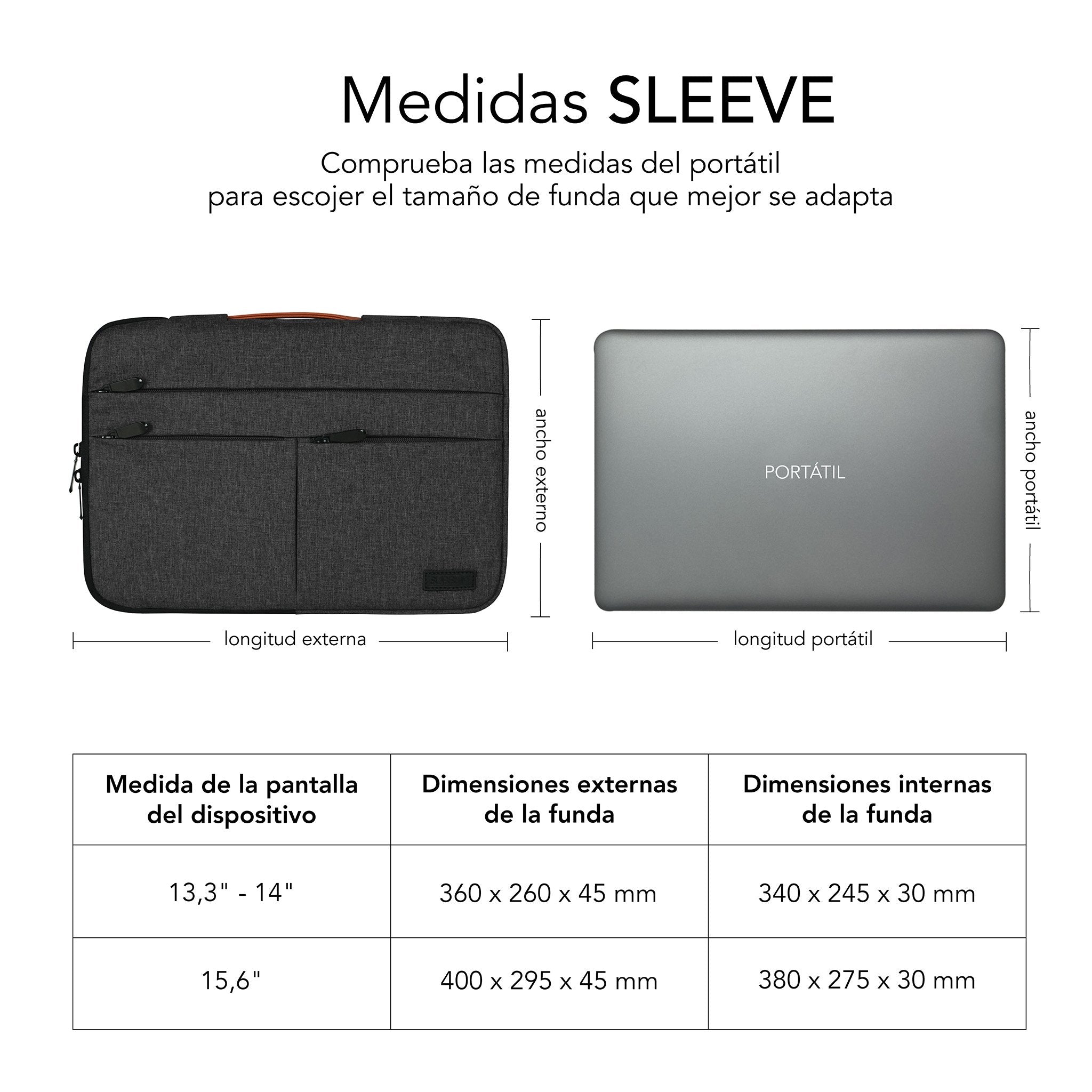 EAN 8436586742676 - SUBBLIM SUBLS-AP36001 maletines para portátil 35,6 cm (14") Gris imagen 7