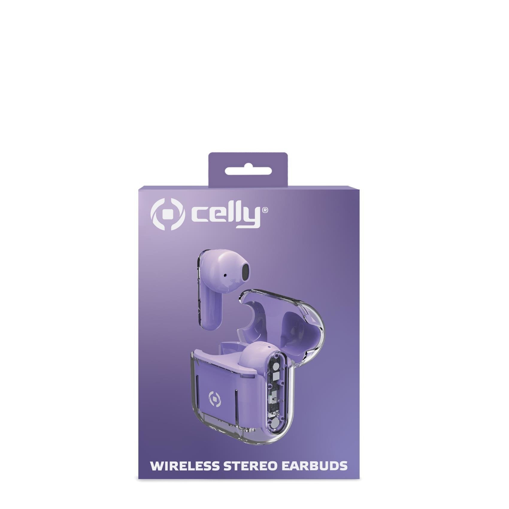 EAN 8021735201977 - Celly SHEER Auriculares True Wireless Stereo (TWS) Dentro de oído Llamadas/Música Transparente, Violeta imagen 2