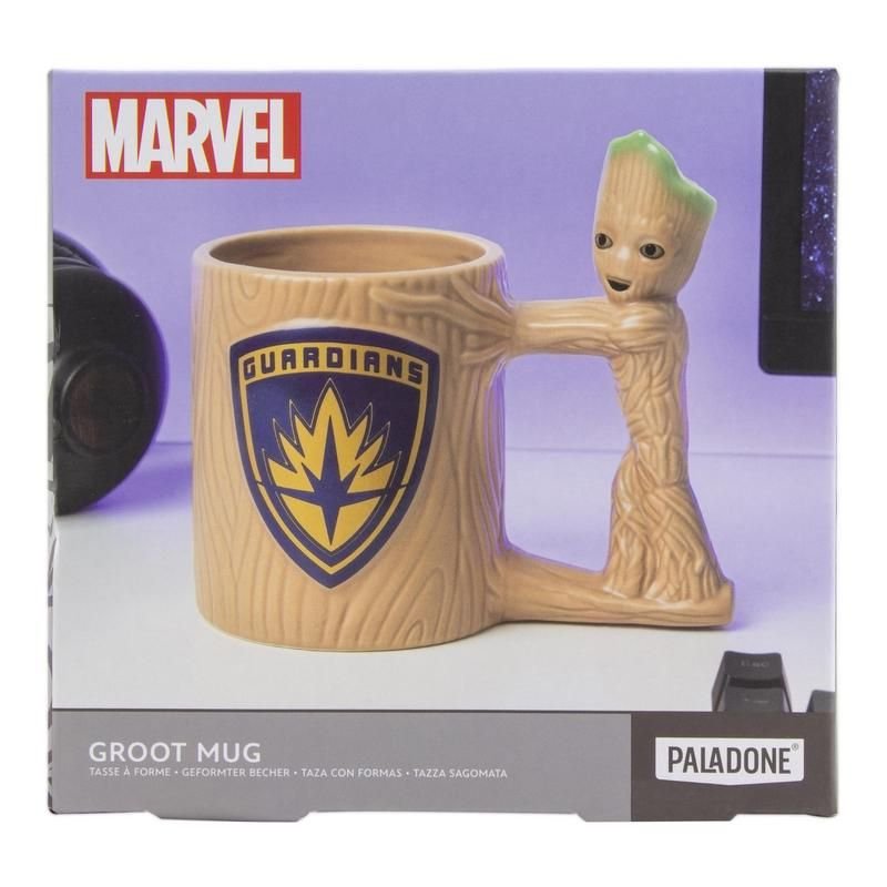 Taza 3d Paladone Marvel Guardianes De La Galaxia Groot
