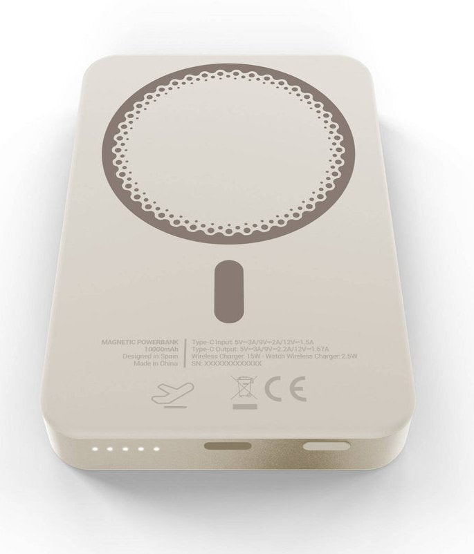 EAN 8432426500796 - Energy Sistem Magnetic Powerbank 10000 mAh Cargador inalámbrico Champán imagen 2