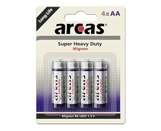 EAN 4260030254316 - Arcas 107 00406 Batería de un solo uso AA Zinc-carbono imagen 2