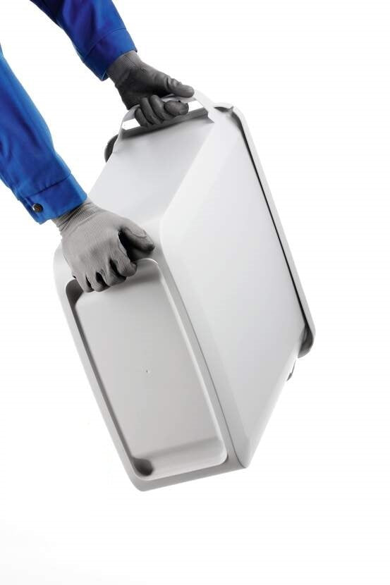 EAN 4005546732527 - Durable 1800503050 cubo de basura Rectangular Plástico Gris imagen 6