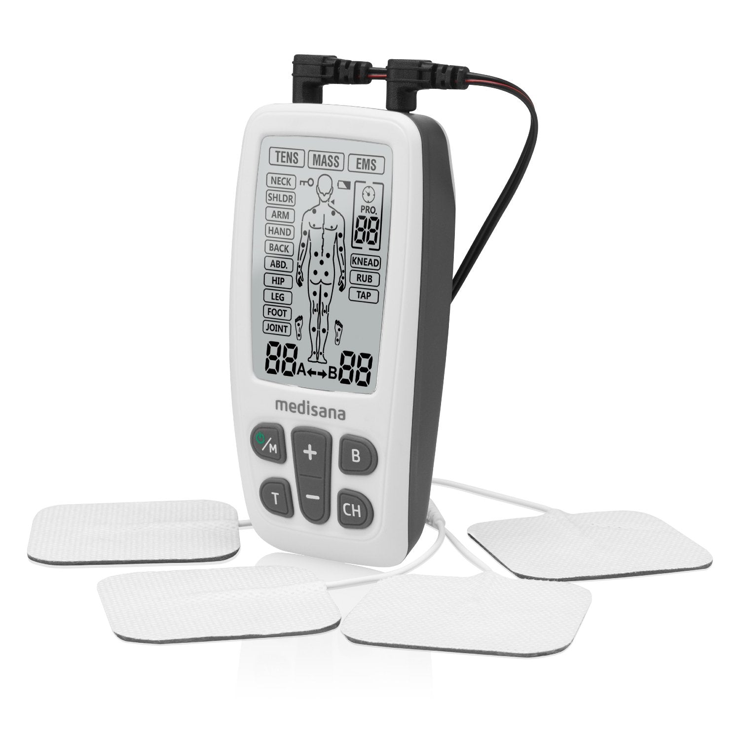EAN 4015588883477 - Medisana TT 200 masajeador Atrás, Mano, HIPS, Cuello, Hombros Negro, Blanco imagen 1