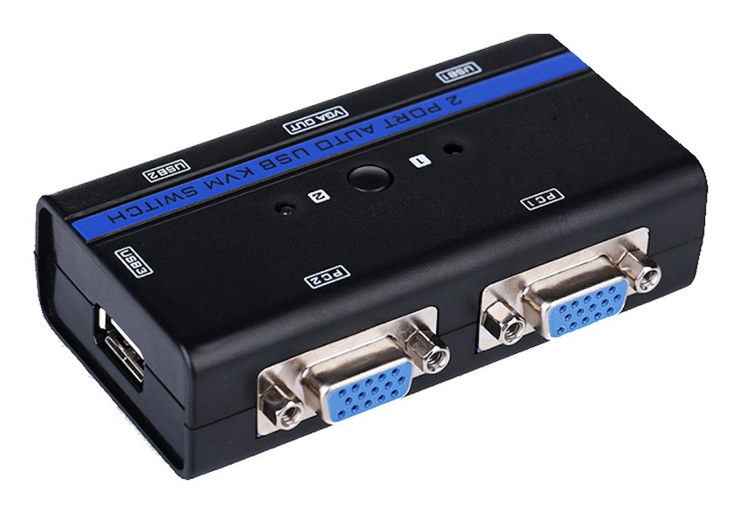 EAN 8436574700633 - AISENS A111-0064 interruptor KVM Montaje en rack Negro imagen 1