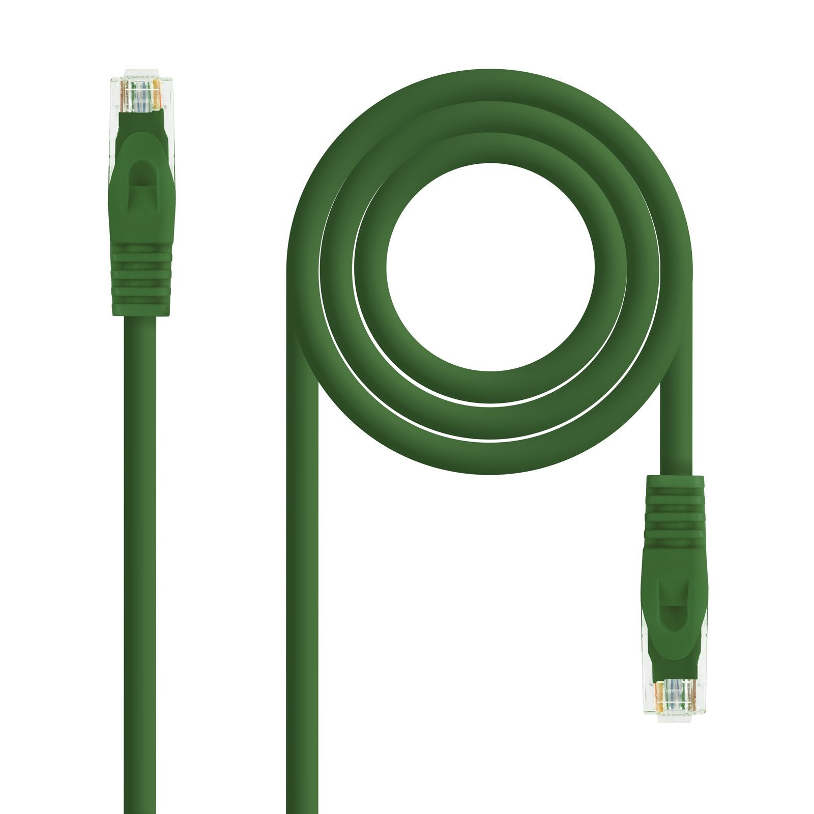 Nanocable Cable Red Lszh Cat.6a Utp Awg24 30cm - Verde