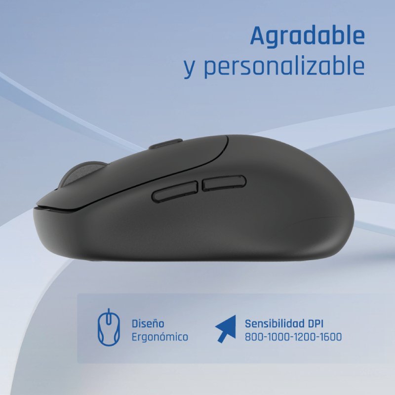 Ratón Inalámbrico Nano-Office-6d 1600dpi