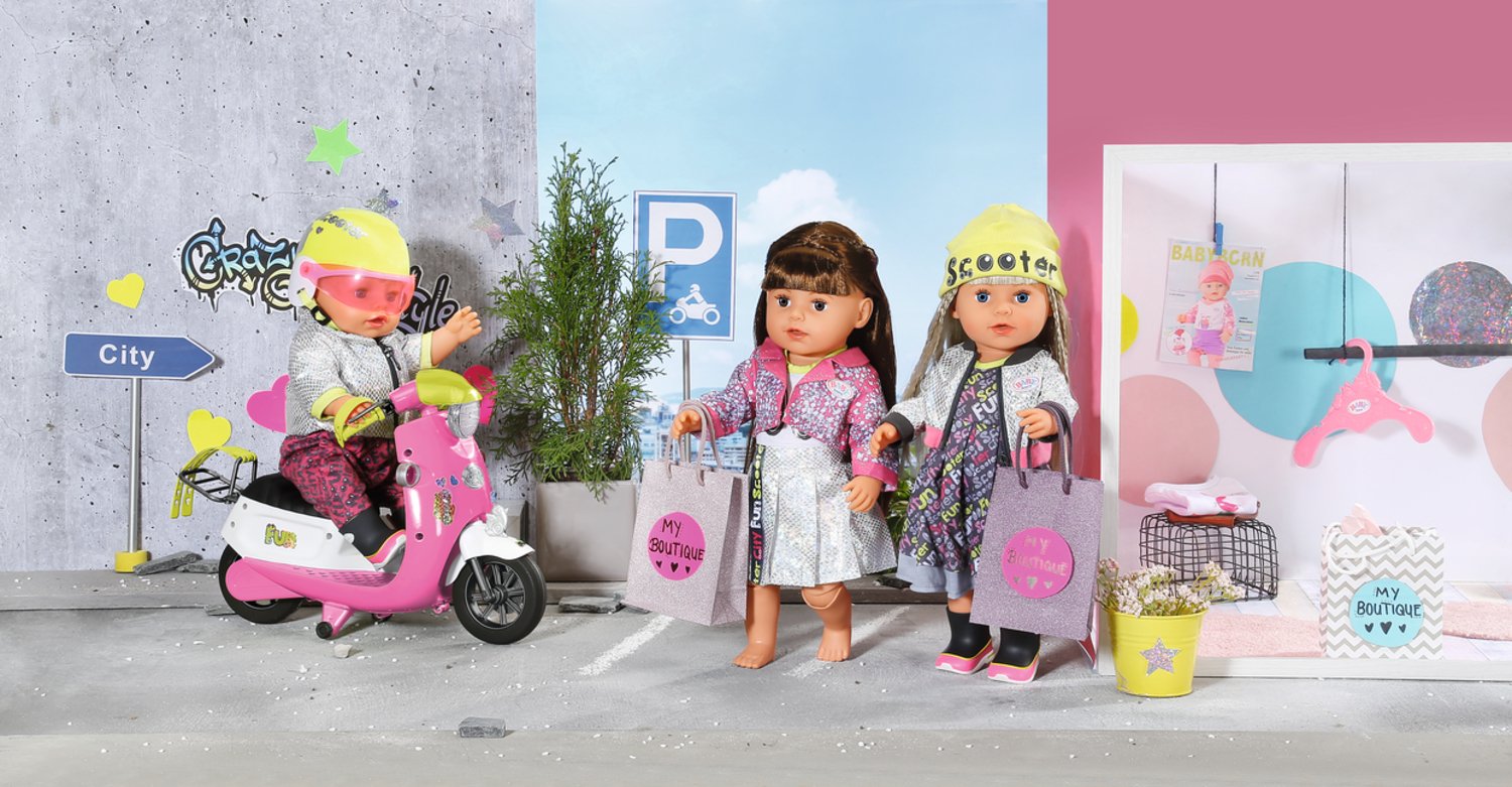 Accesorios Para Muñecas Zapf Creation Baby Born® City Deluxe Style 43 Cm, 830208