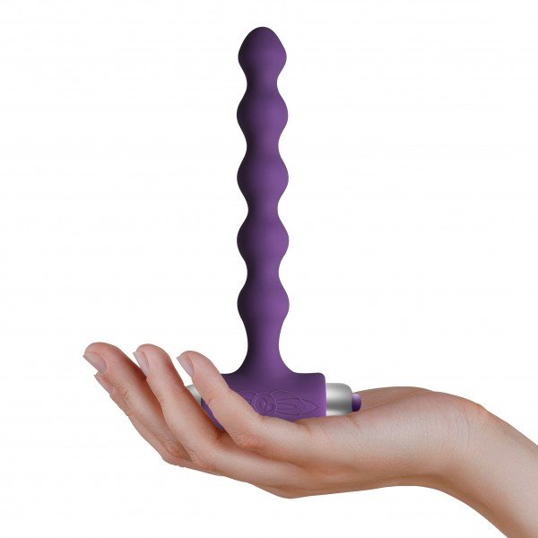 Rocks-Off - Plug Anal Con Vibración Y Ondulaciones Petite Sensations Pearls