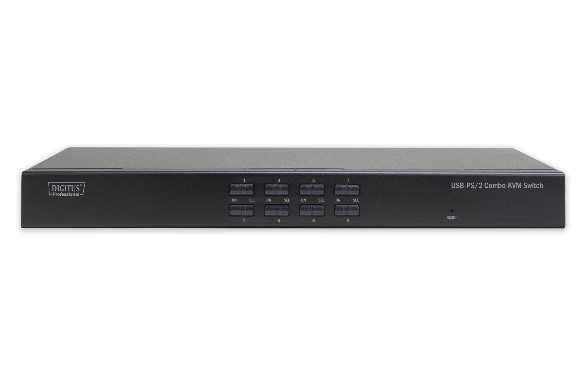 Kvm Digitus Conmutador 8 Puertos 1 Usuario 8 Pc 1 Modulo Pc