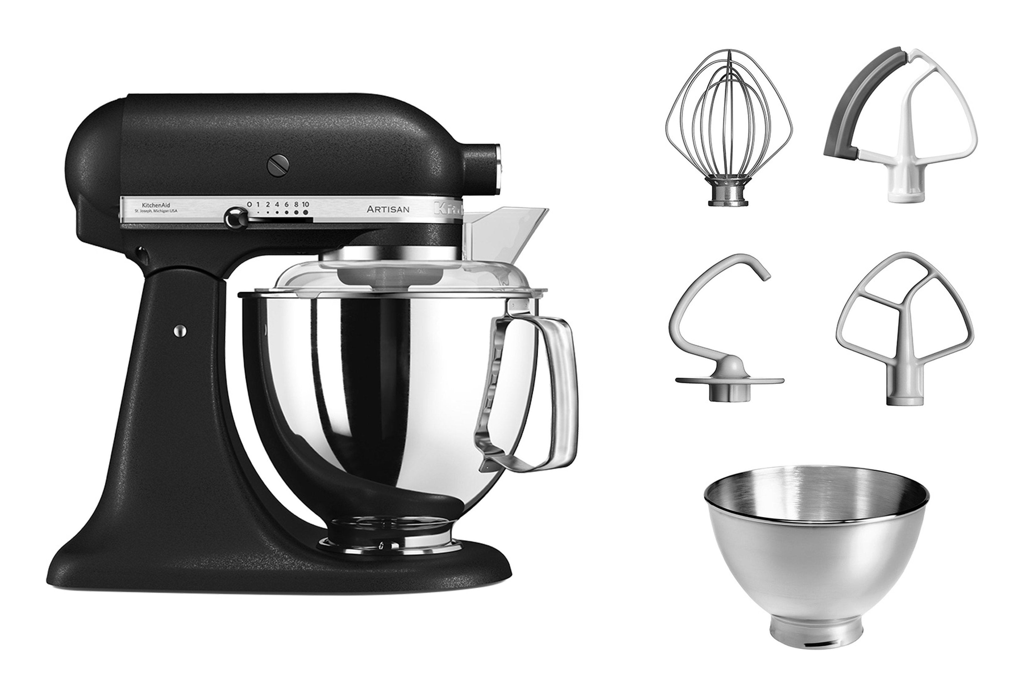 Robot De Cocina Kitchenaid Artisan 300 W 4,8 L Negro