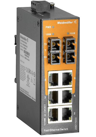 Weidmüller 2682170000 Ie-Sw-El08-6tx-2sc Industrial Ethernet Switch 100 - Switch - 0,1 Gbps