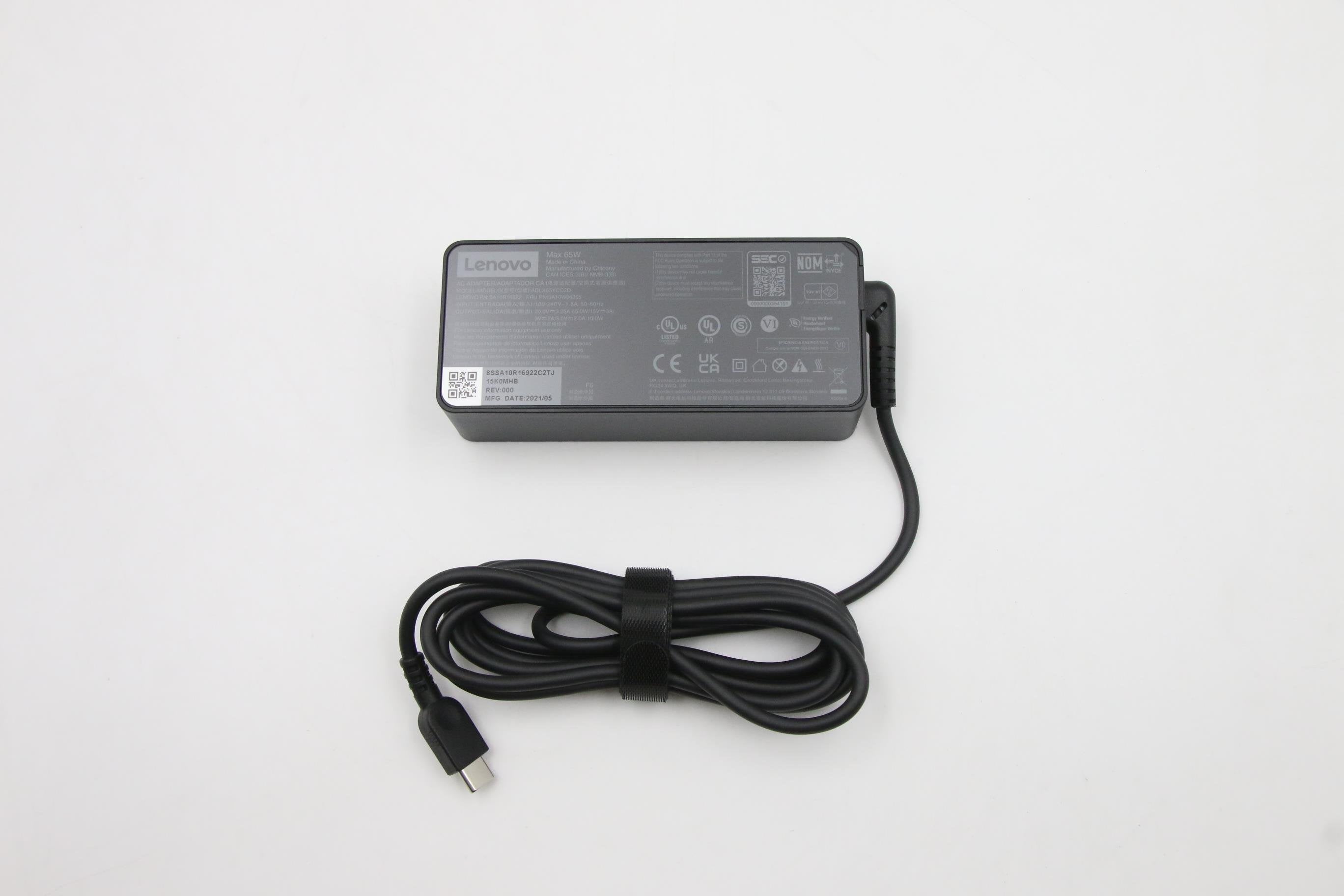 EAN 5704174884989 - Lenovo 5A10W86255 adaptador e inversor de corriente Interior 65 W Negro imagen 1