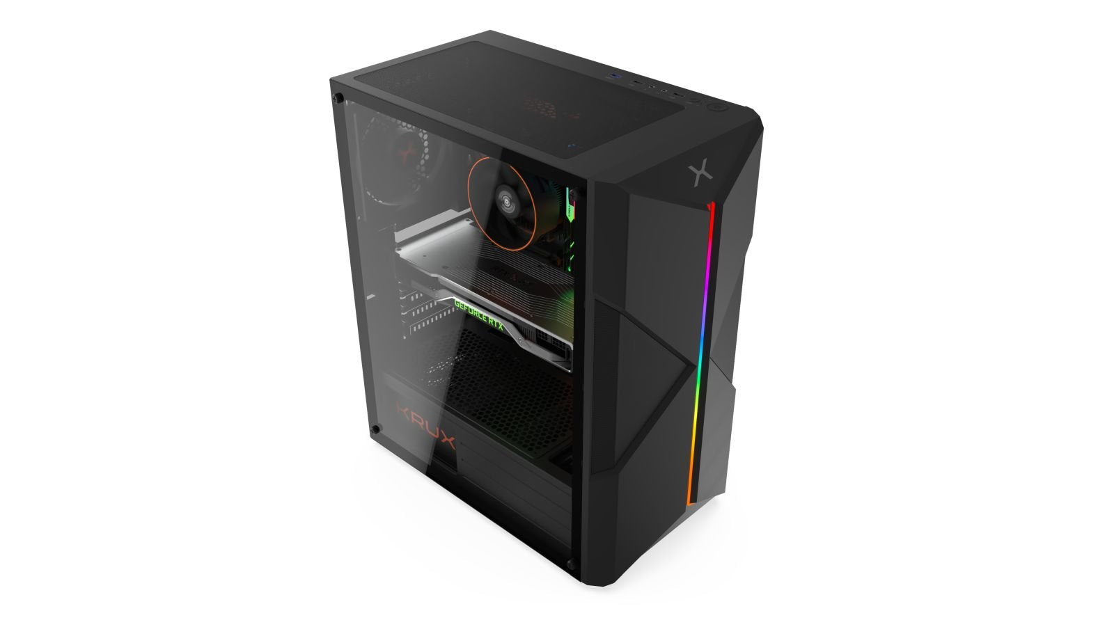 Caja Pc Krux Astral Gaming Atx Negra