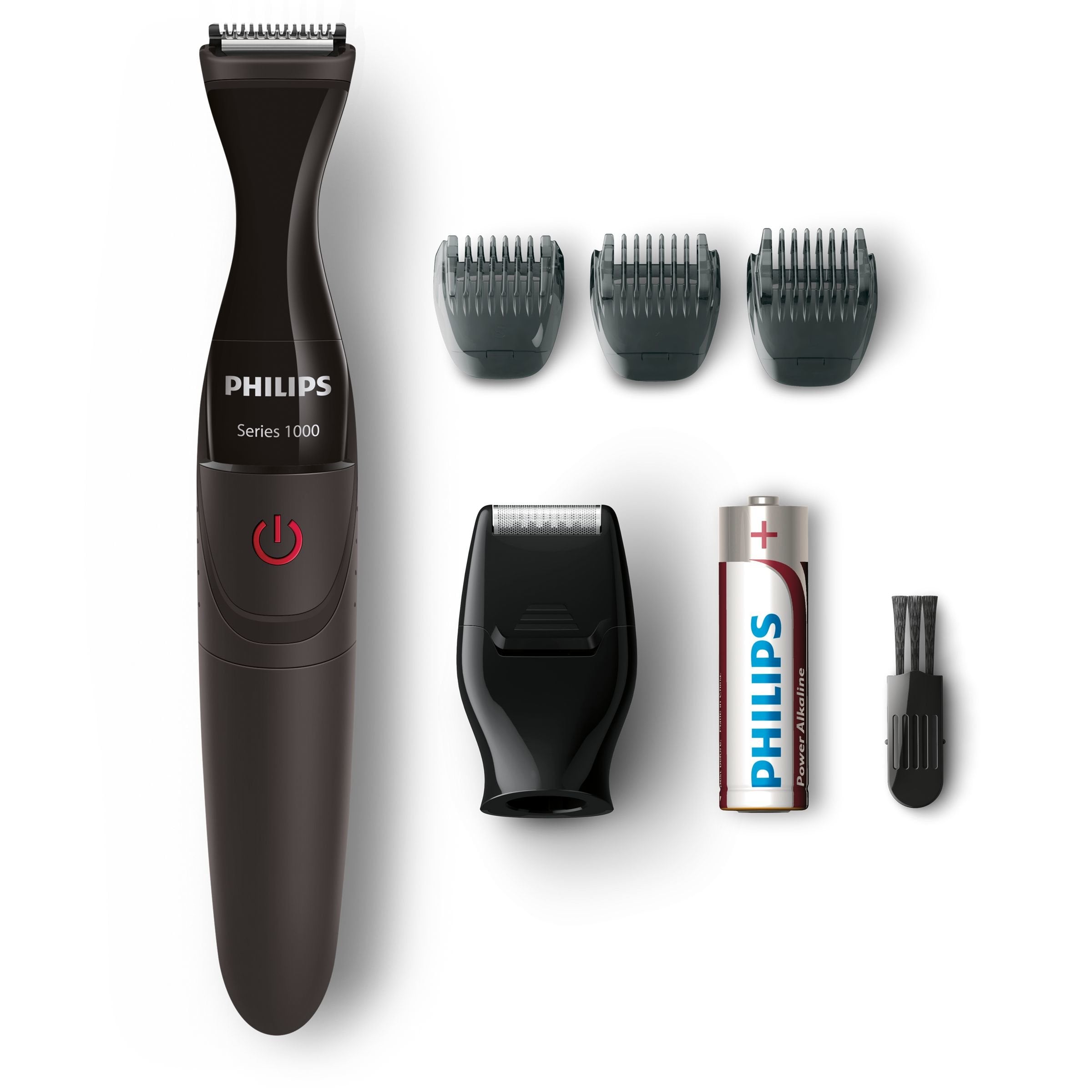 EAN 8710103701583 - Philips MULTIGROOM Series 1000 MG1100/16 depiladora para la barba 4 5 mm Negro, Rojo imagen 1