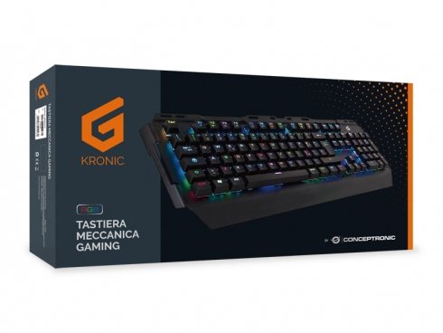 Conceptronic Kronic Teclado Usb Qwerty Italiano Negro
