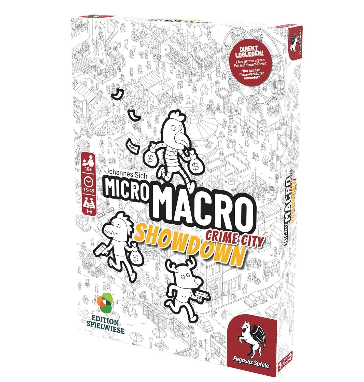 Pegasus Micromacro: Crime City 4 - Showdown, Juego De Mesa 59064g