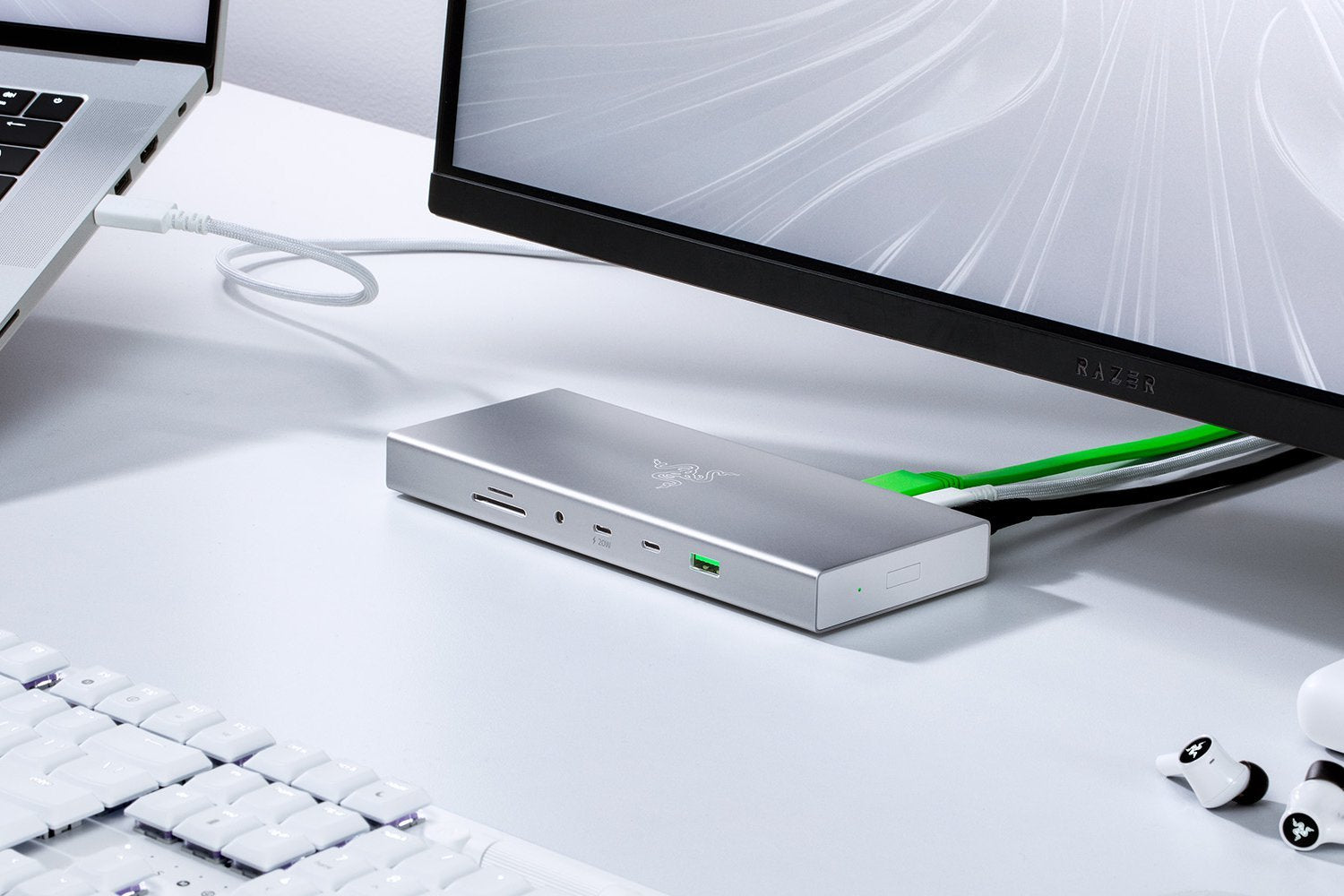 EAN 8887910053331 - Razer USB 4 Dock USB Tipo C 10000 Mbit/s Plata imagen 6