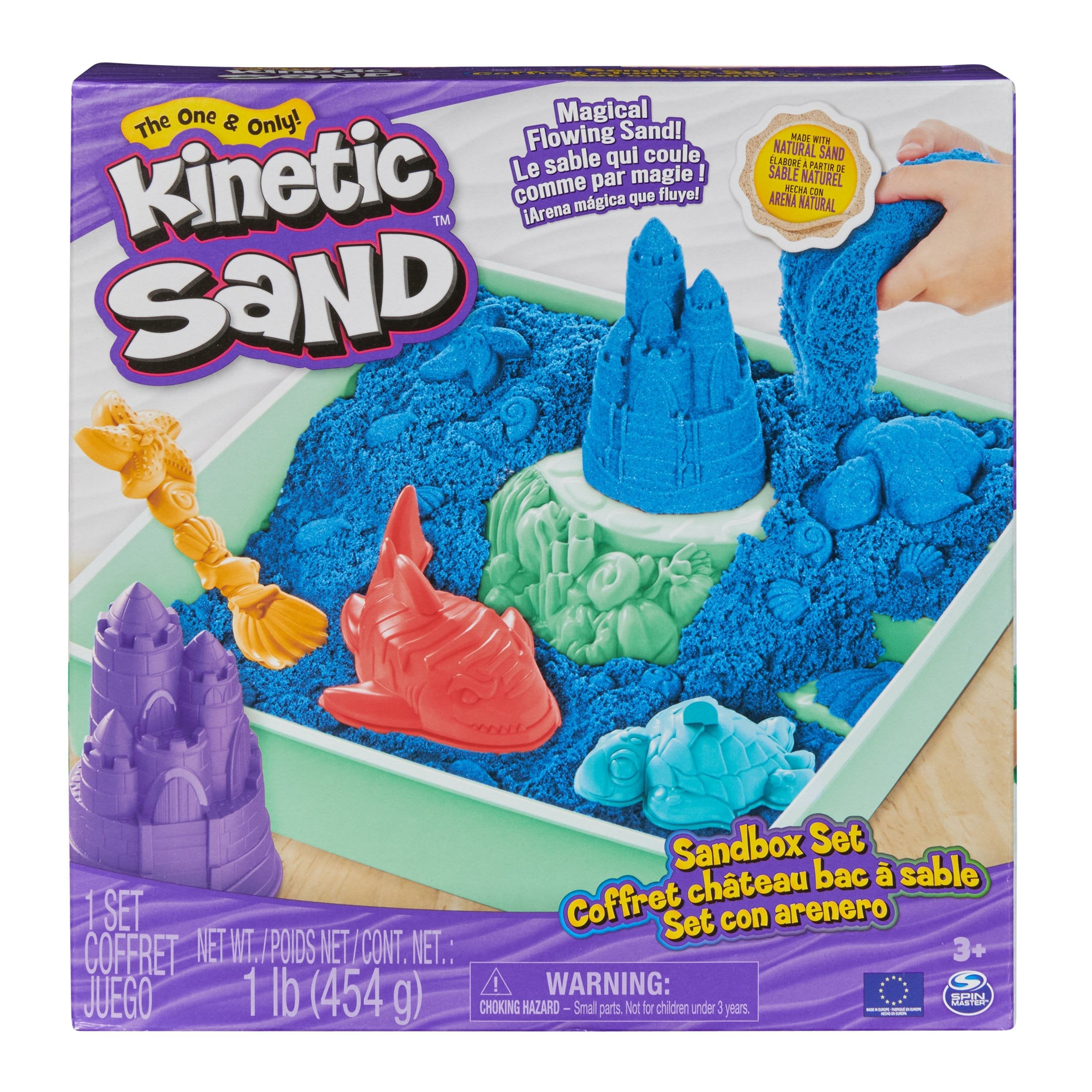EAN 0778988404935 - Kinetic Sand KNS ACK Sandbox Set V2 Blue FR GML imagen 7